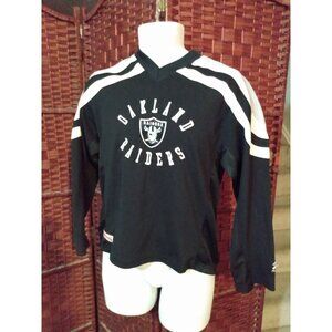 Vintage Oakland Raiders Hockey Jersey Youth Medium 12-14 NFL Football Las Vegas